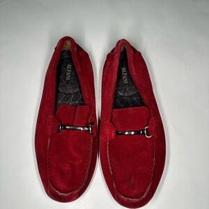 Alfani | Men's Bold Red Loafers | 9.5